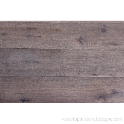 4mm Brush Cut Oak Floor Engineer Wooden Floor